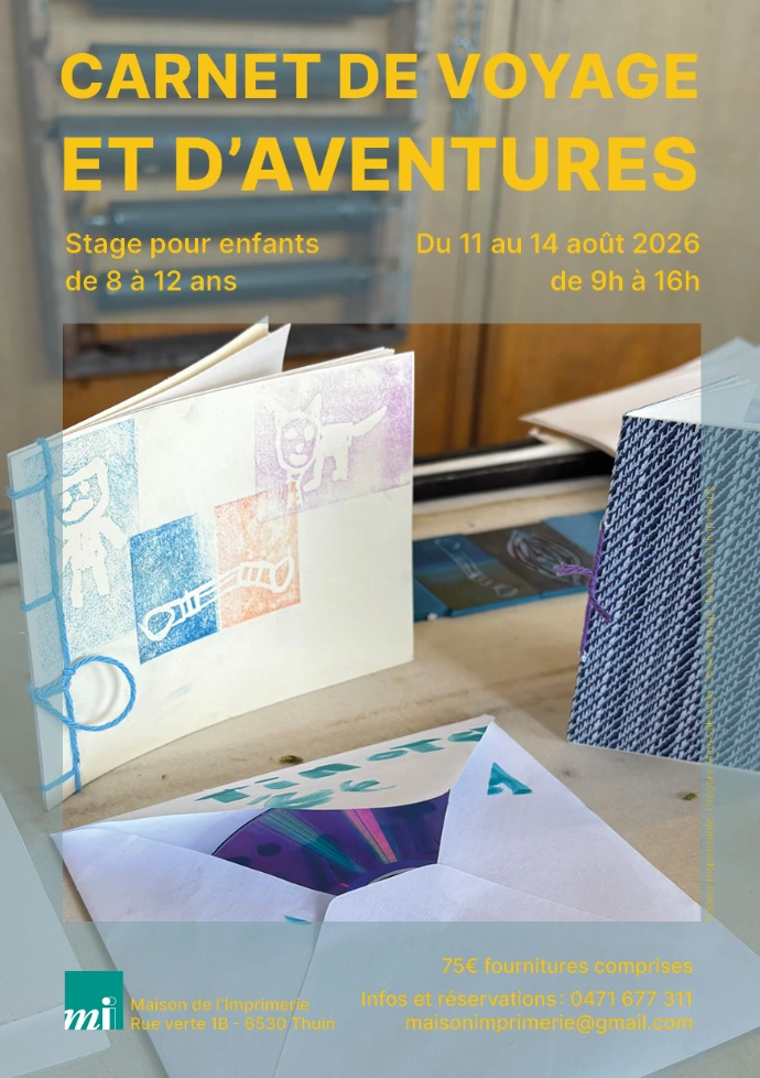 Affiche stage Carnet de Voyage
