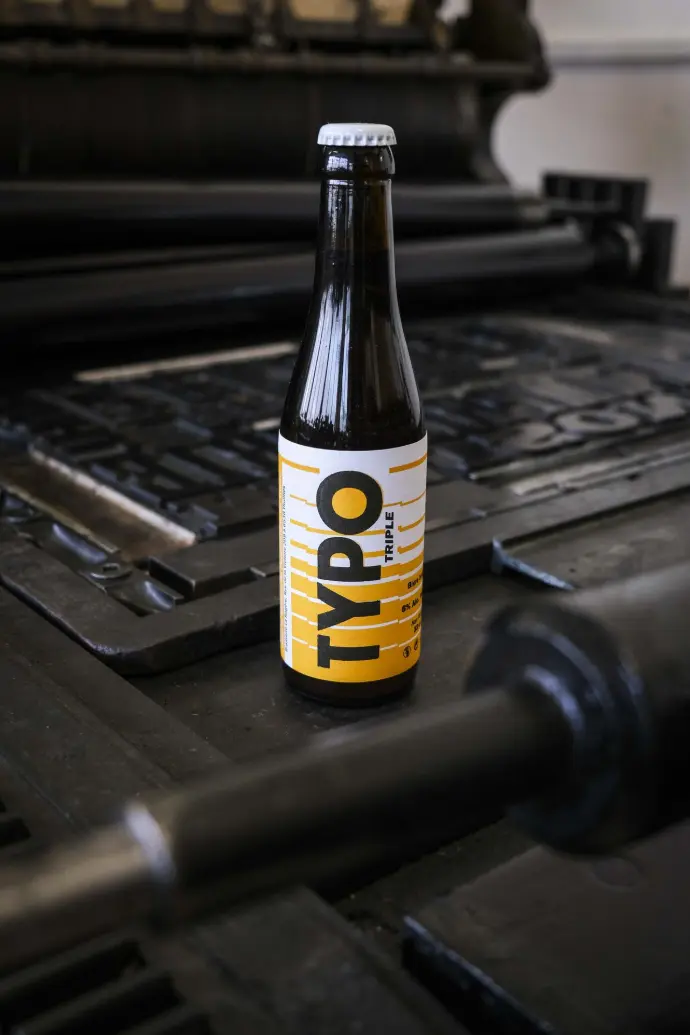 Bière typo sur la Jullien